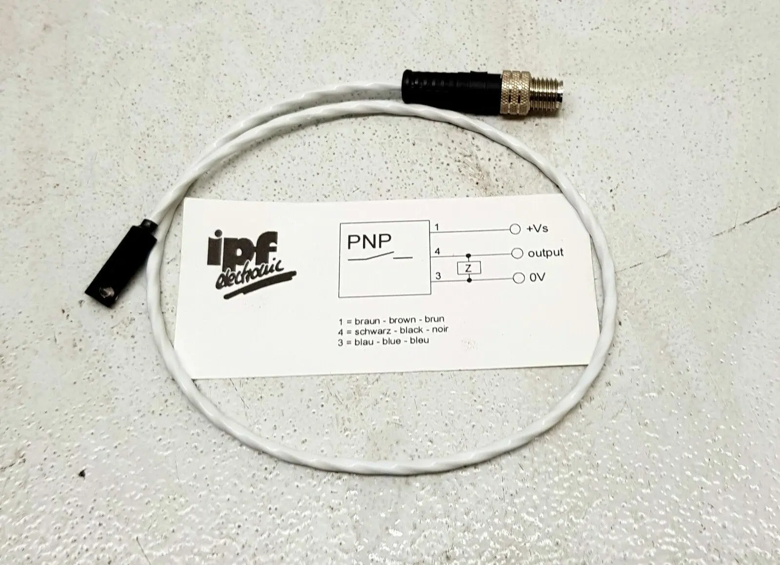 Produktfoto 1 von Ipf Electronic Zylindersensor MZ070186 5x4,6x18