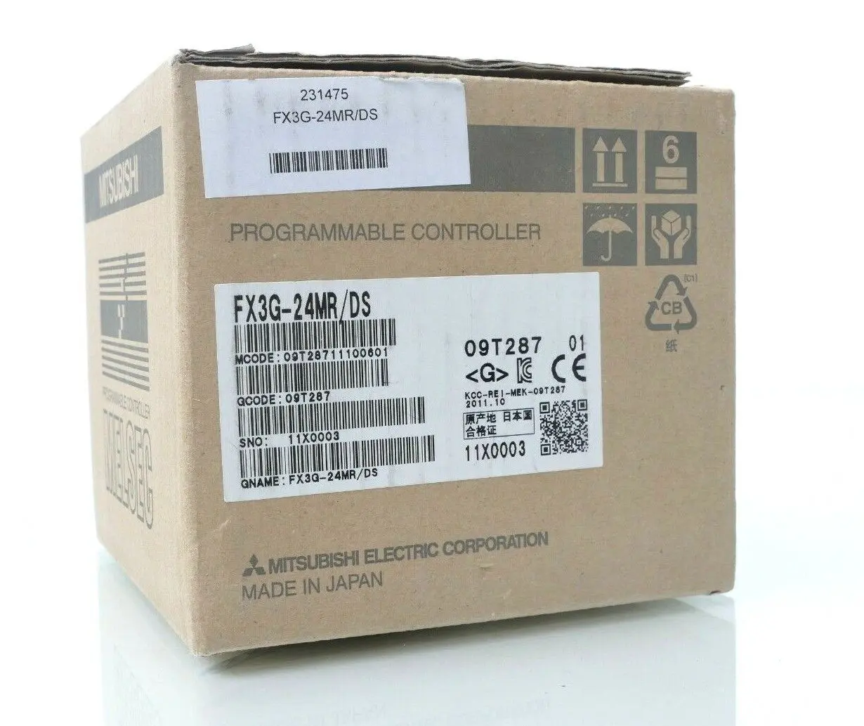 Produktfoto 1 von Mitsubishi Logiksteuerung | FX3G-24MR/DS