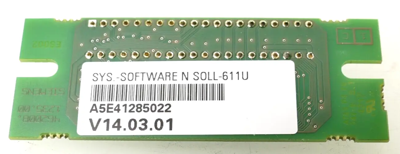 Produktfoto 1 von Siemens Sys.-Software N SOLL-611U | 462008.1235.00 | V: 14.03.01 | A5E41285022