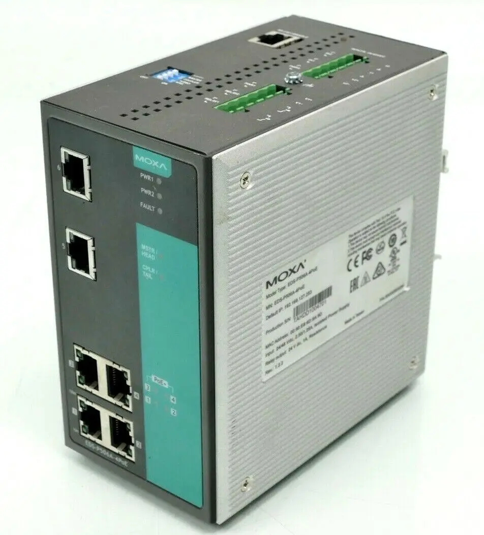 Produktfoto 1 von Moxa DIN-Rail Power Supply EDS-P506A-4PoE | 3093000000294