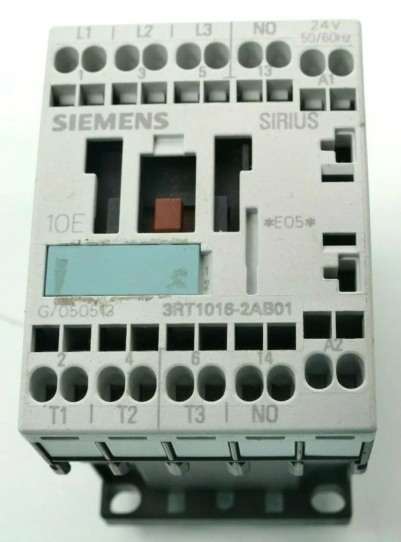 Produktfoto 1 von Siemens SIRIUS Leistungsschütz 3RT1016-2AB01 | E:05 | 3RT1 016-2AB01