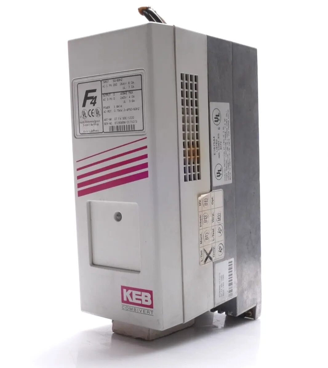 Produktfoto 1 von KEB Combivert Frequenzumrichter | 07.F4.S0C-1220