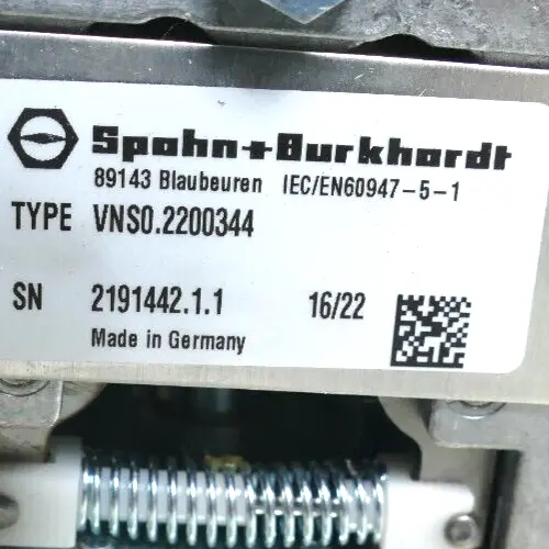 Produktfoto 1 von Spohn + Burkhardt Metall- Joystick VNS0.2200344 + Absolutwertgeber OER8B-1