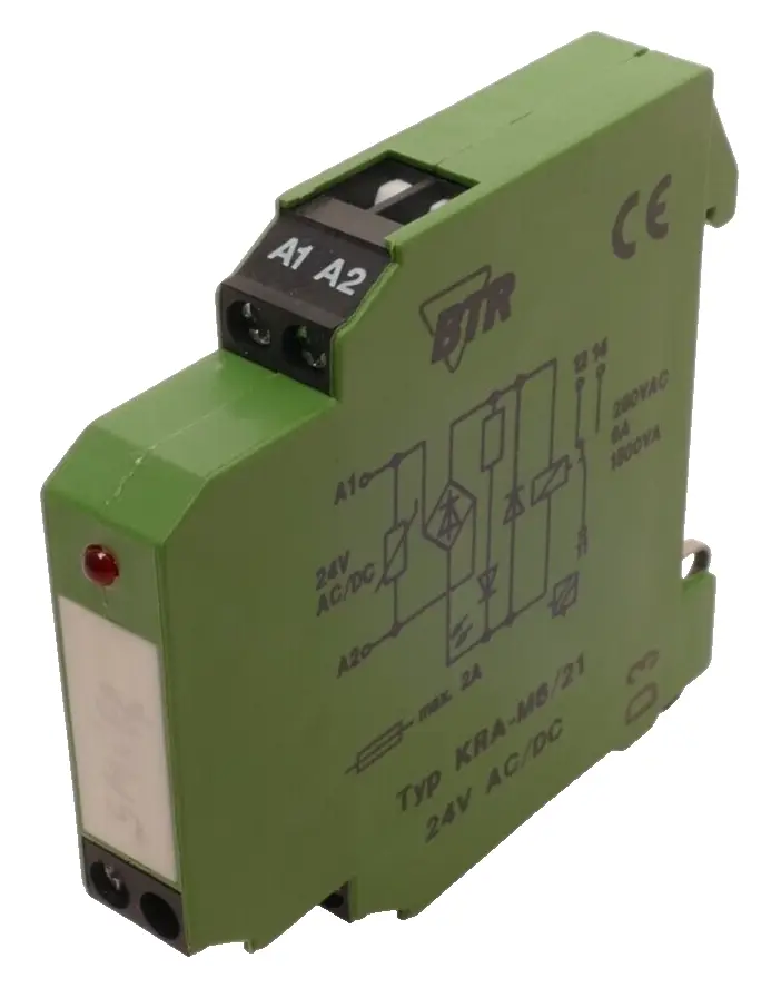 Produktfoto 1 von 2x BTR Koppelrelais | KRA-M6/21