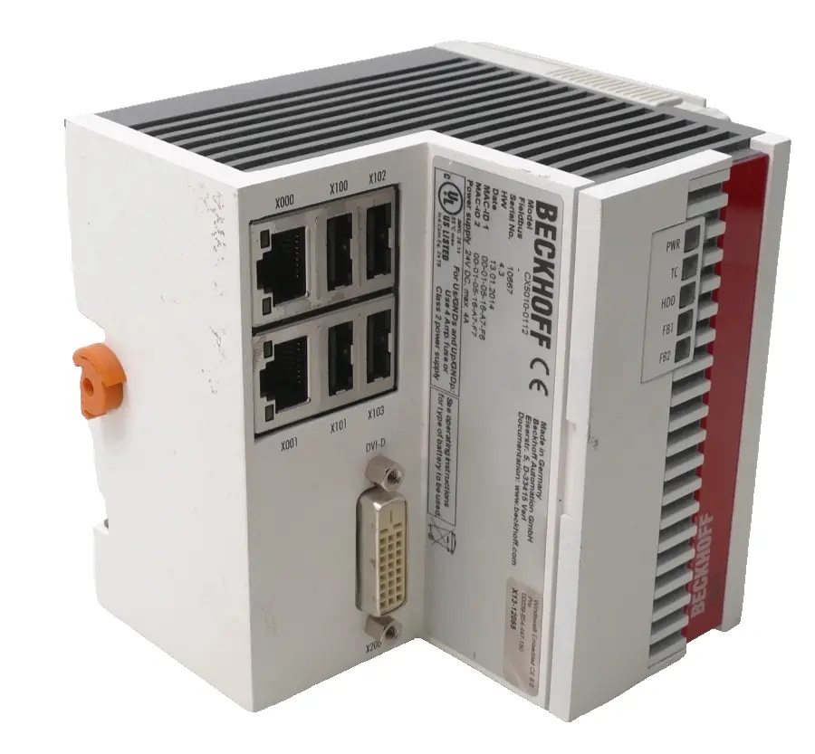 Produktfoto 1 von Beckhoff Embedded-PC mit Intel-Atom-Prozessor | HW: 4.3 | CX5010-0112