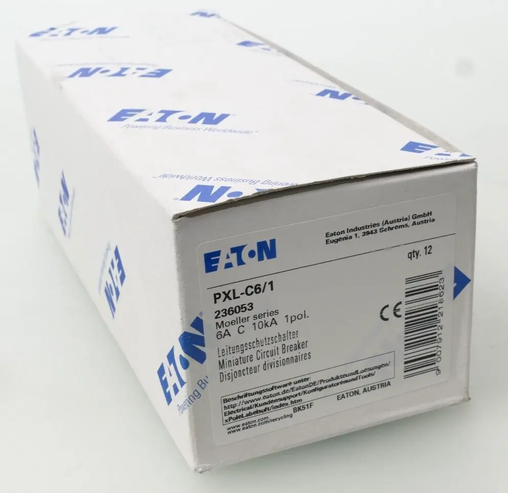 12x Eaton Moeller Leitungsschutzschalter PXL-C6/1 | 236053