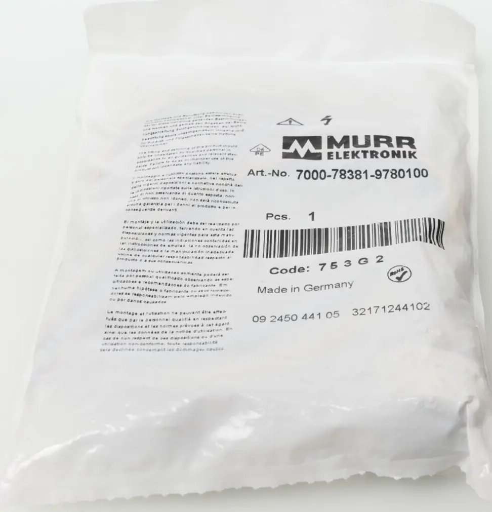 Produktfoto 1 von Murr Elektronik Flanschbuchse 1m | 7000-78381-9780100