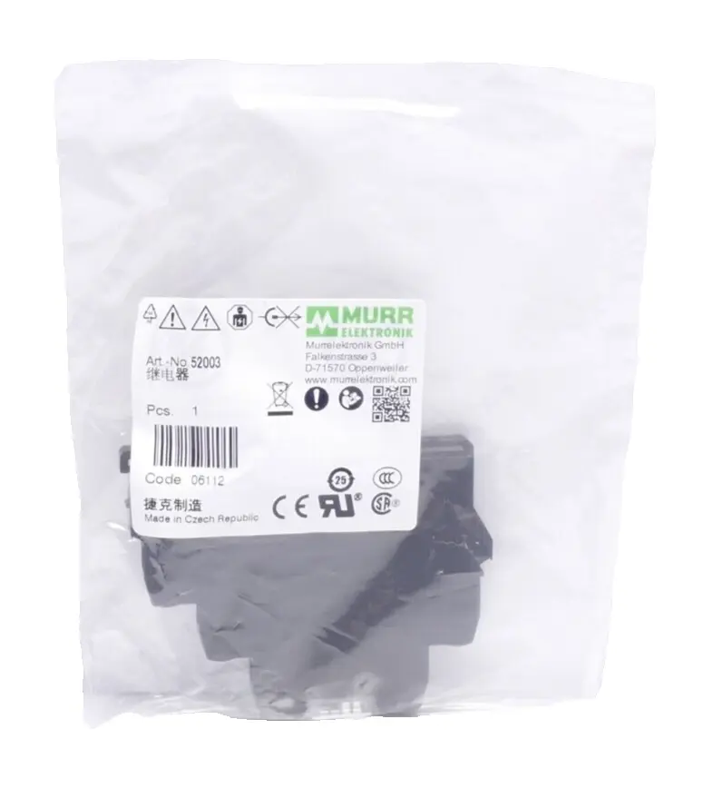 Produktfoto 1 von Murr Elektronik MIRO 6,2 24V-1U Eingangsrelais | 52003