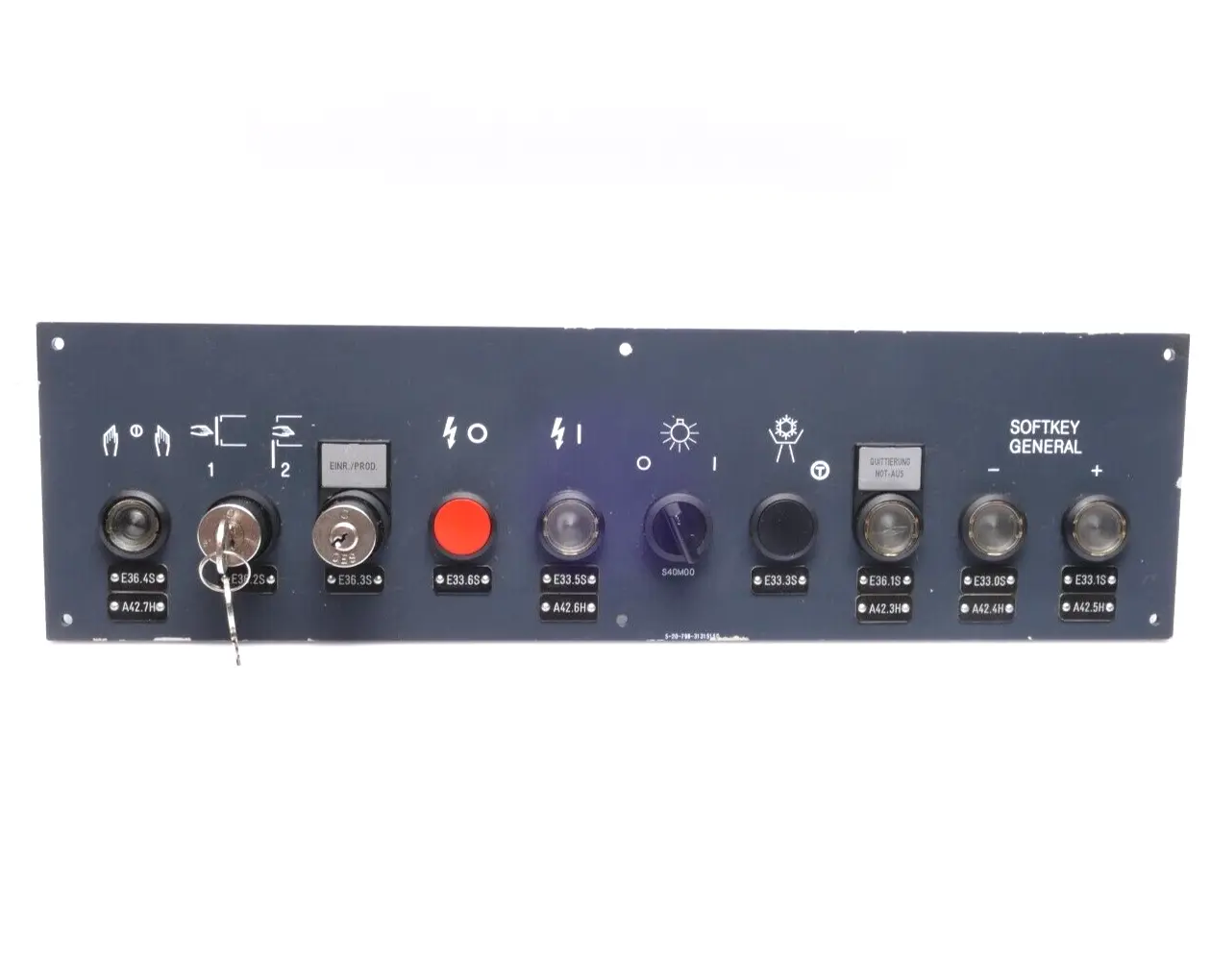 Produktfoto 1 von S40M00 Bedienpanel 5-20-798-31315150