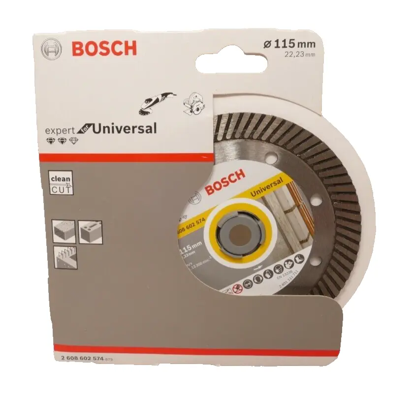 Produktfoto 1 von Bosch Diamant-Trennscheibe expert for Universal | Ø 115x22,23 mm | 2608602574