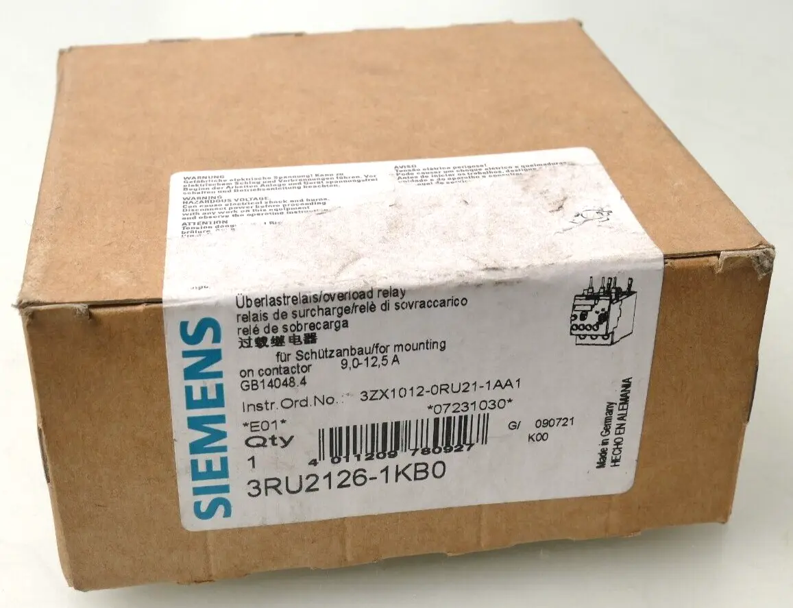 Produktfoto 1 von Siemens Überlastrelais 3RU2 126-1KB0 | E:01 | 3RU2126-1KB0