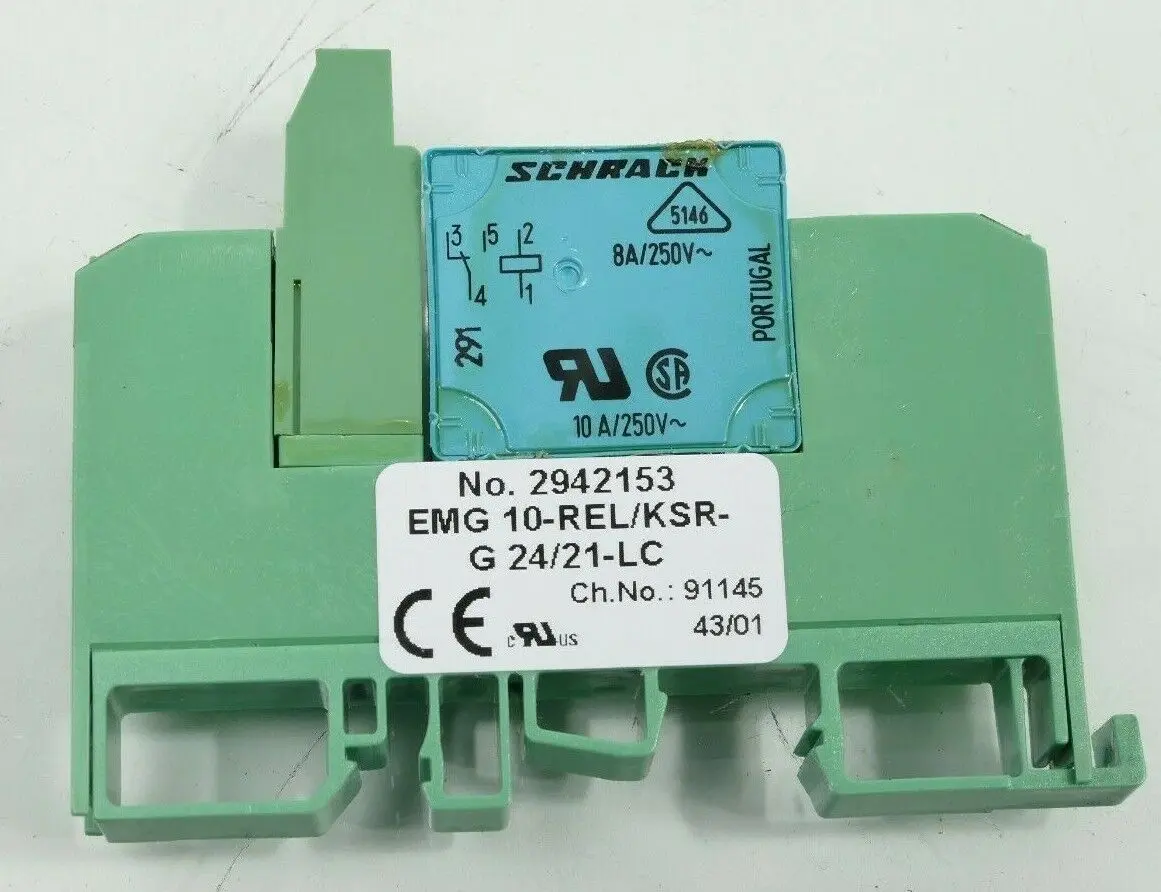 Produktfoto 1 von Phoenix Contact Relaismodul 29 42 15 3 | EMG 10-REL/KSR-G 24/21-LC | 2942153