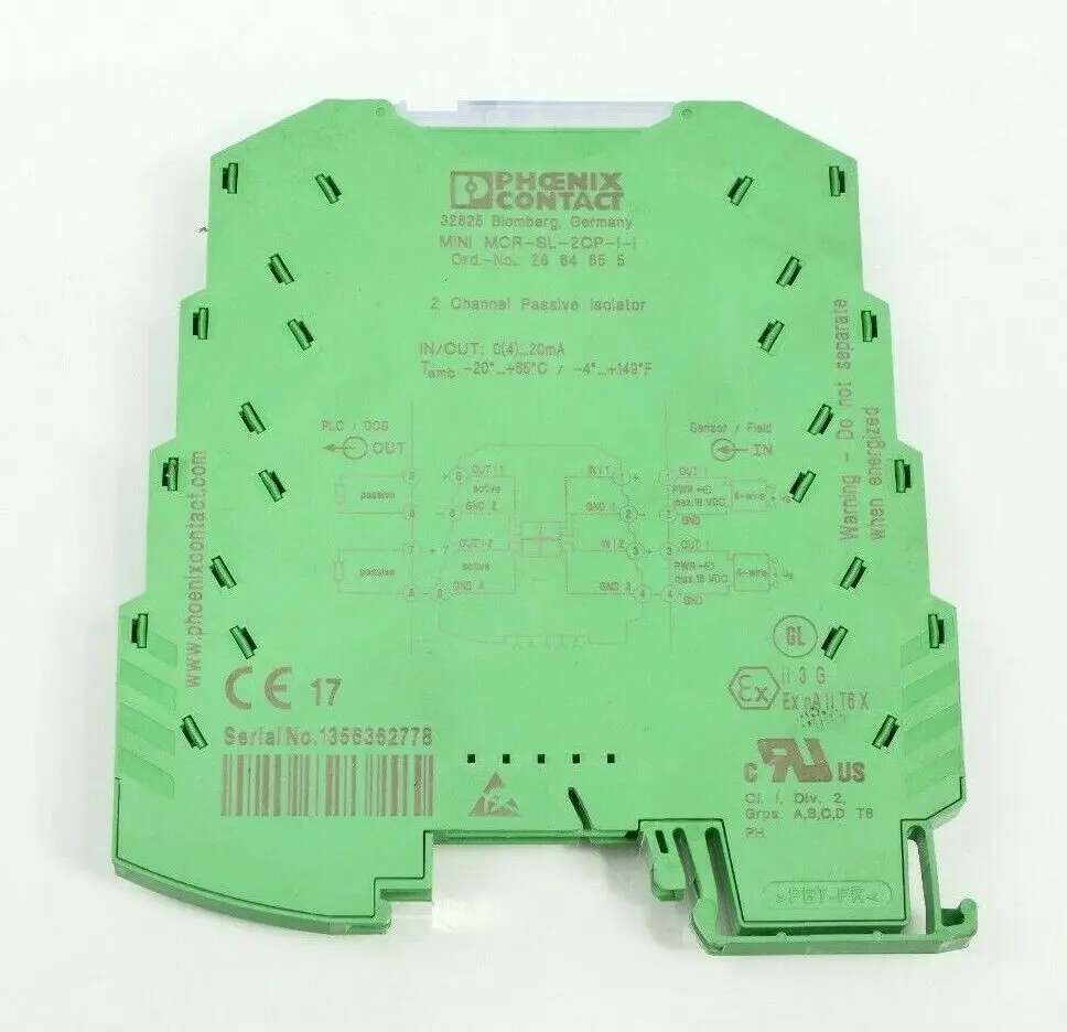 Produktfoto 1 von Phoenix Contact Passivtrenner 28 64 65 5 | MINI MCR-SL-2CP-I-I | 2864655