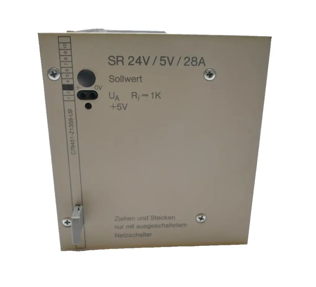 Siemens Hans Wiener C79451-Z1359-U9 Power Supply | E:03 | SW01 | 0170.1101