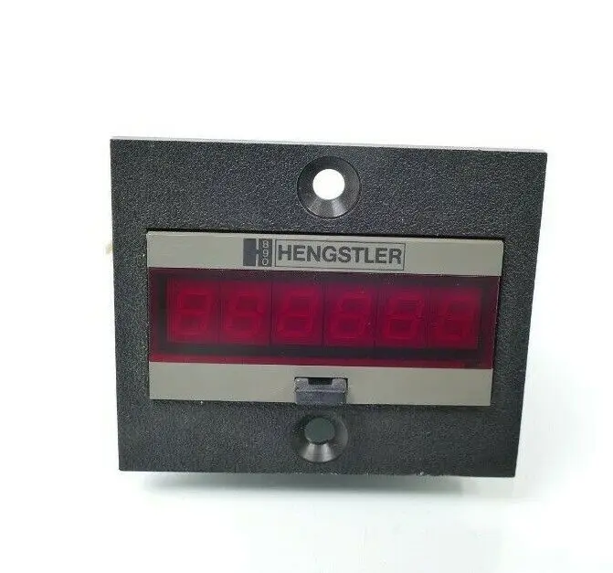 Hengstler Digital Zähler Impulszähler 17VDC Schwarz