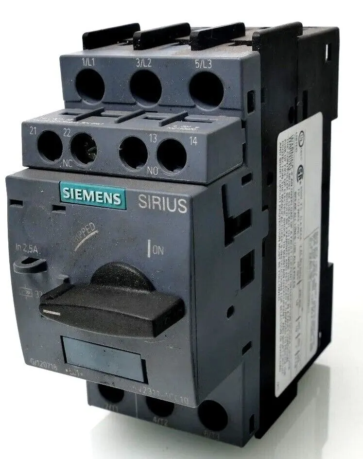 Produktfoto 1 von Siemens SIRIUS Leistungsschalter 3RV2 311-1CC10 | E:01 | 3RV2311-1CC10