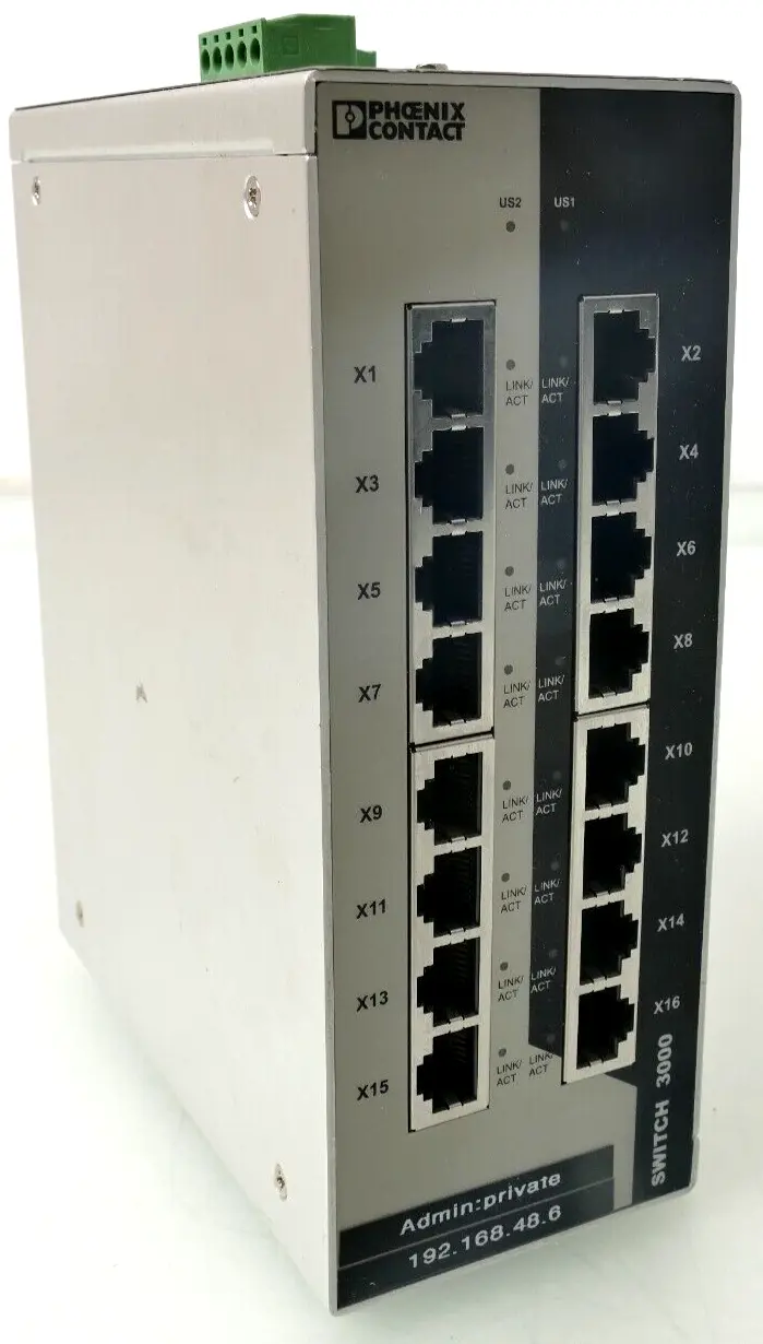 Produktfoto 1 von Phoenix Contact Industrial Ethernet Switch FL SWITCH 3016 | 2891058