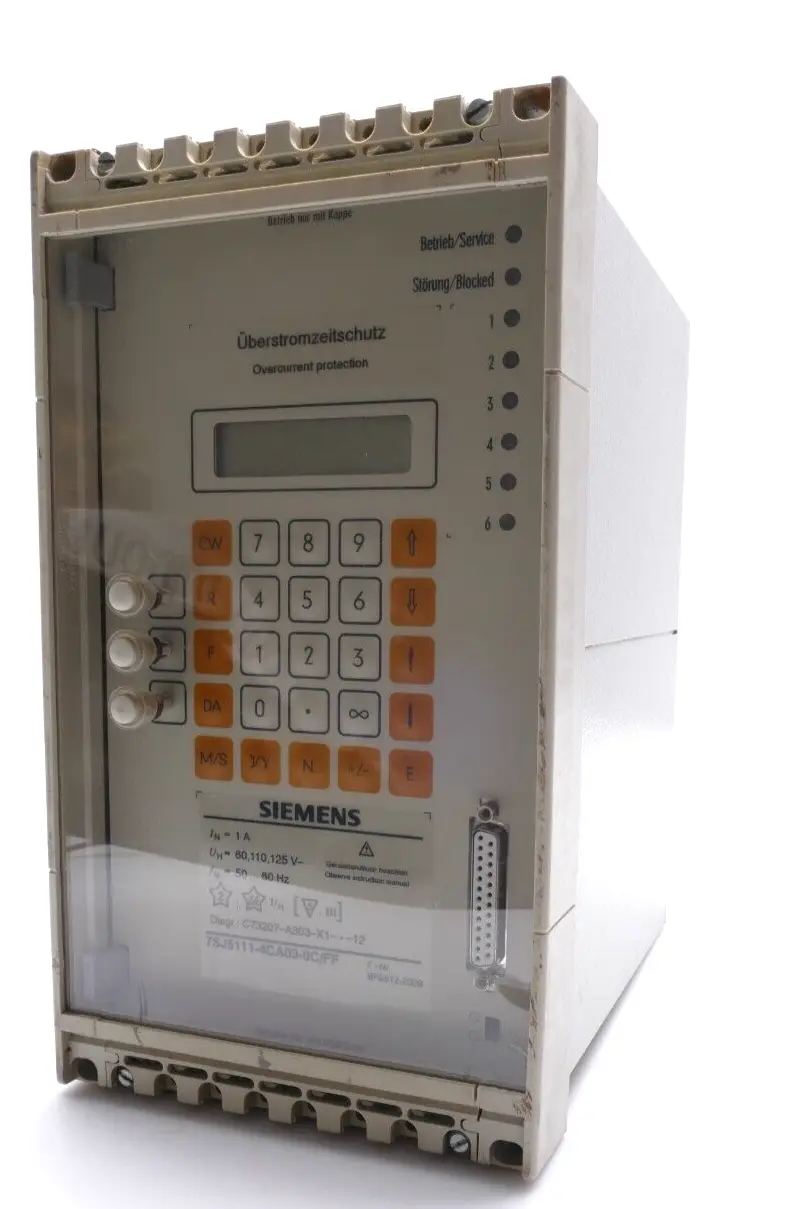 Produktfoto 1 von Siemens Überstromzeitschutz 7SJ5 111-4CA03-0C/FF | 7SJ5111-4CA03-0C/FF