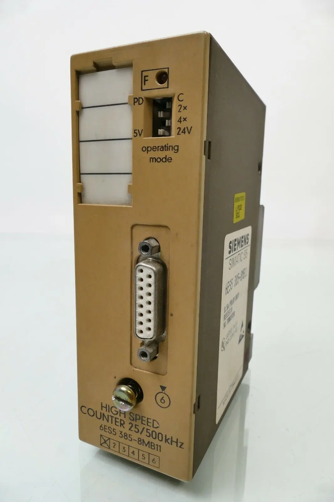 Produktfoto 1 von Siemens SIMATIC S5 High Speed Counter 6ES5 385-8MB11 | E:01 | 6ES5385-8MB11