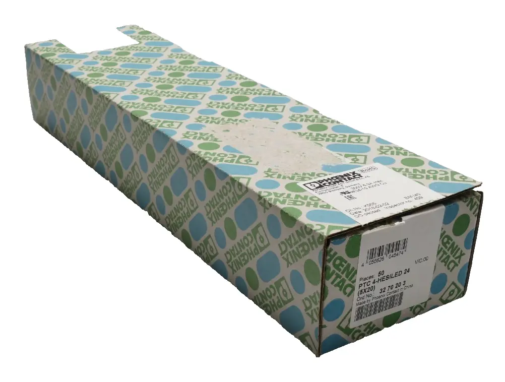 Produktfoto 1 von 50x Phoenix Contact Sicherungsdurchführungsklemme PTC 4-HESILED 24 | 3270203
