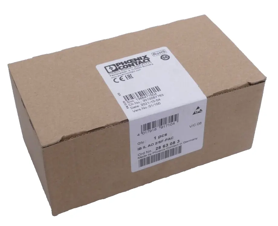 Produktfoto 1 von Phoenix Contact Analogmodul 28 63 08 3 | IB IL  AO 2/SF-PAC | 2863083
