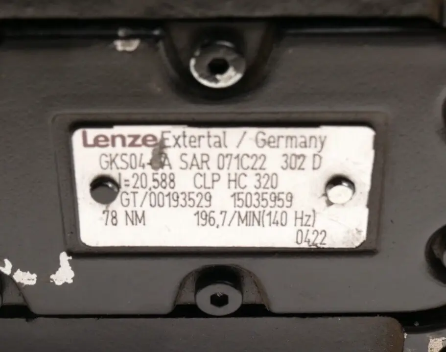 Produktfoto 1 von Lenze 3~Motor MDSKARS071-22 + Getriebe | GKS04-3A SAR 071C22 302 D