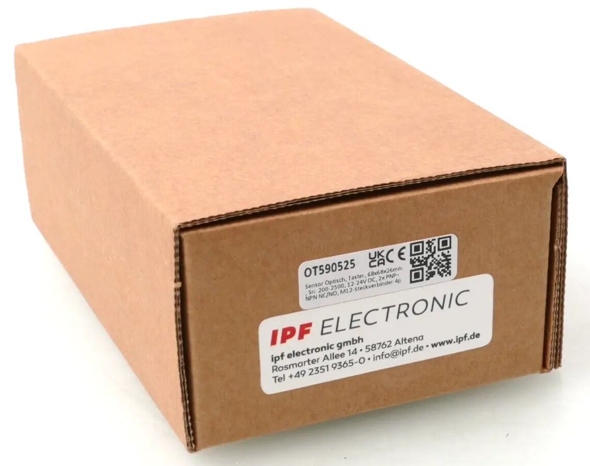 Produktfoto 1 von IPF Electro Optischer Sensor M12 Steckverbinder | OT590525