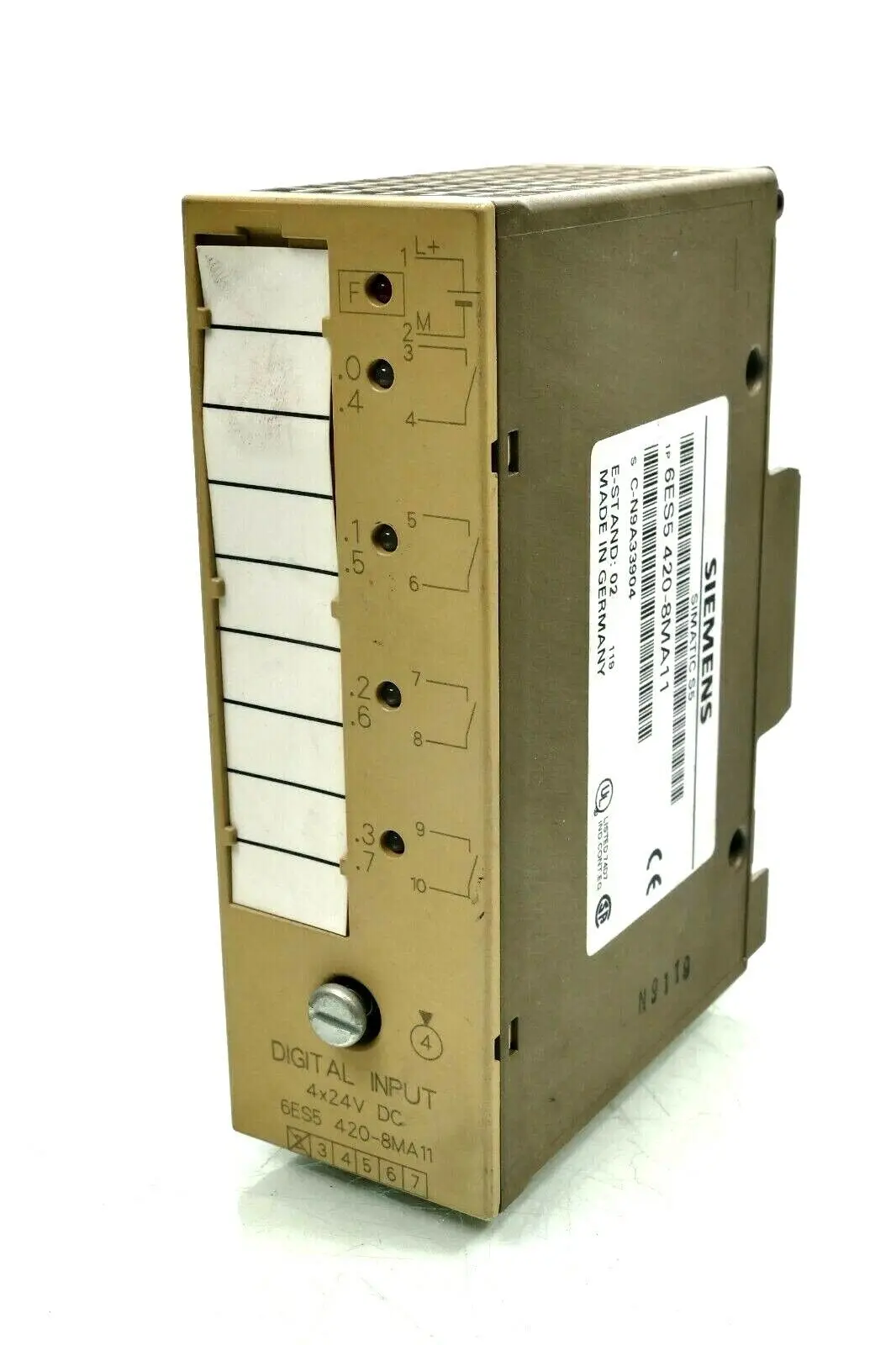 Produktfoto 1 von Siemens SIMATIC S5 Digital Input 6ES5 420-8MA11 | E:02 | 6ES5420-8MA11