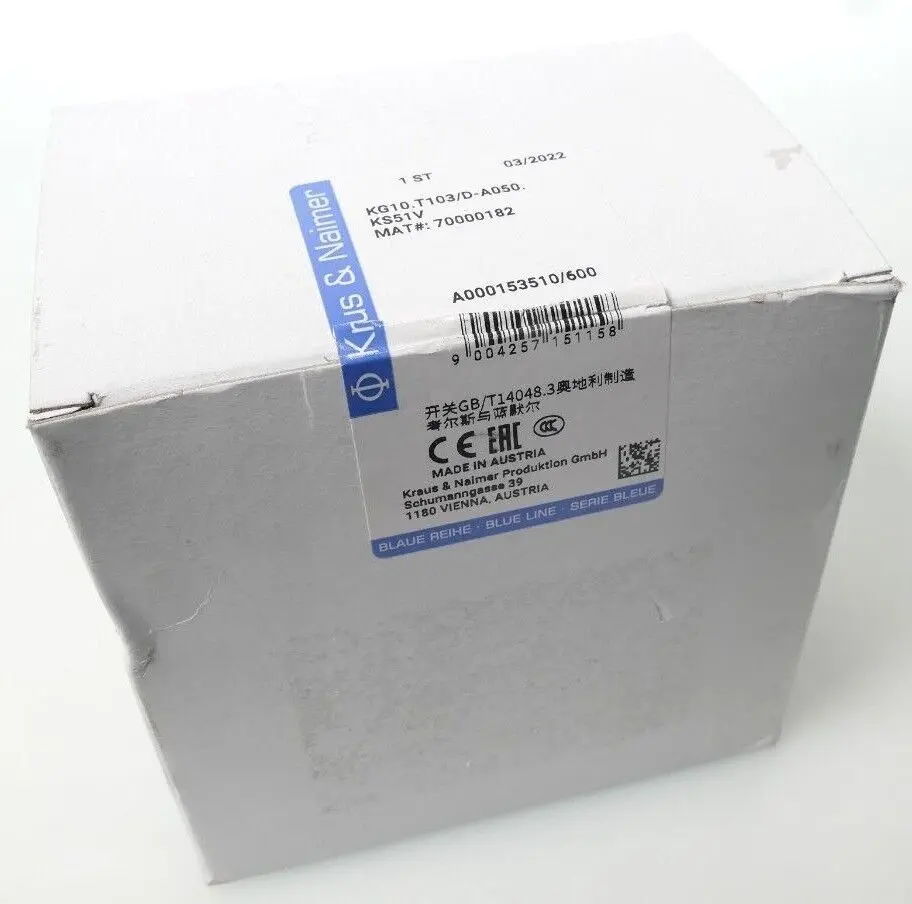 Produktfoto 1 von Kraus & Naimer Reparaturschalter KG10.T103/D-A050.KS51V