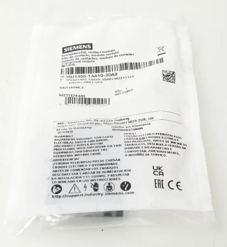 Produktfoto 1 von Siemens Kontaktmodul 3SU1 400-1AA10-3DA0 | 3SU1400-1AA10-3DA0