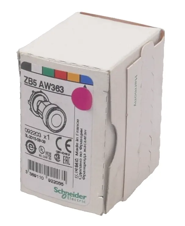 Produktfoto 1 von Schneider Electric ZB5 AW363 Drucktaster Leuchttaster blau ZB5AW363 | 092203