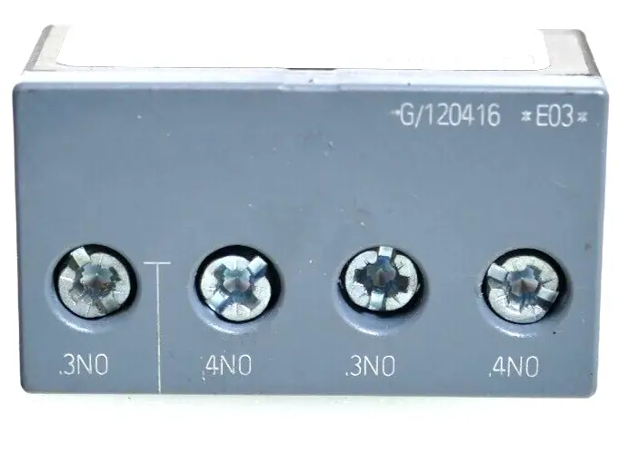 Produktfoto 1 von Siemens Hilfsschalterblock 3RA6 911-1A | E:03 | 3RA6911-1A