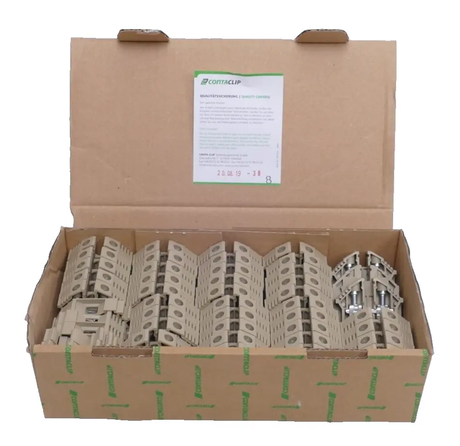 Produktfoto 1 von 47x Contaclip 1050.2 Reihenklemme RK 16 BG