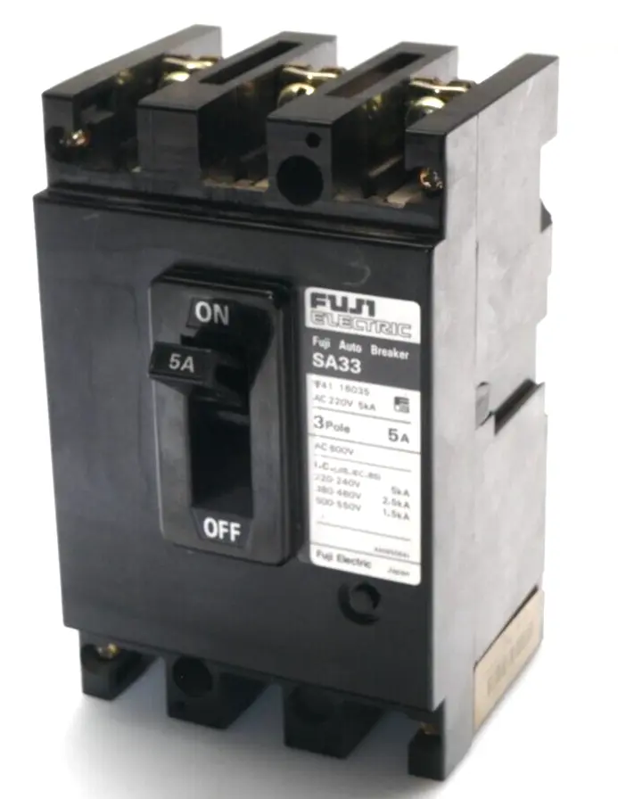 Produktfoto 1 von Fuji Electric Leistungsschalter 3pol. 5A | SA33