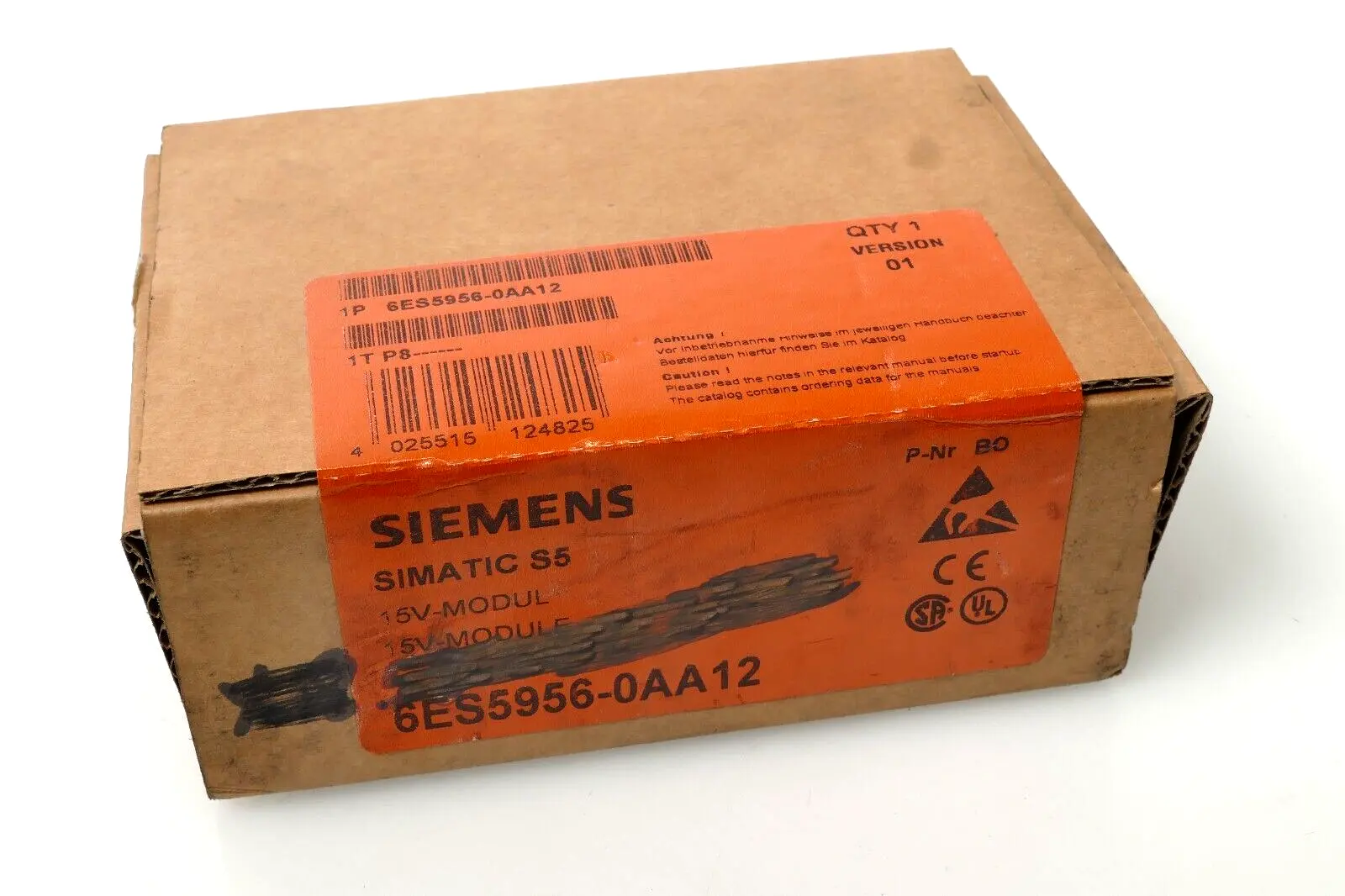 Produktfoto 1 von Siemens SIMATIC S5 15V-Modul 6ES5 956-0AA12 | E:01 | 6ES5956-0AA12