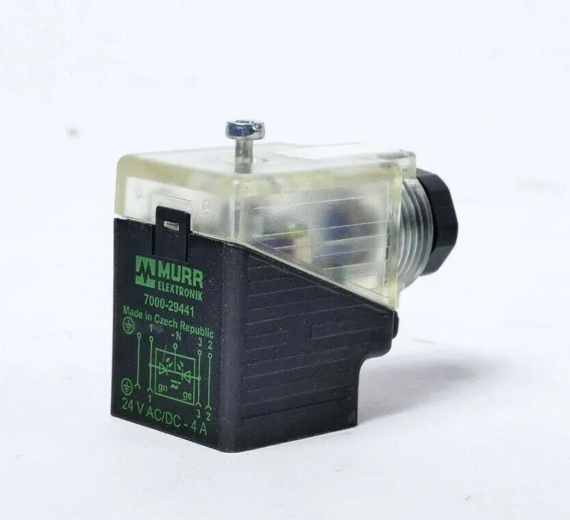 Produktfoto 1 von Murr Elektronik Ventilstecker SVS Schwarz BF A 18 mm | 7000-29441-000