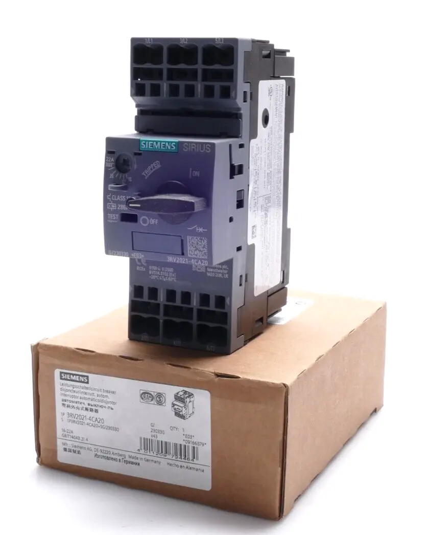 Produktfoto 1 von Siemens Leistungsschalter 3RV2 021-4CA20 | E:03 | 3RV2021-4CA20