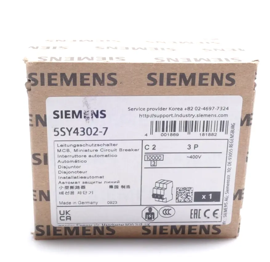 Produktfoto 1 von Siemens Leitungsschutzschalter 5SY4 302-7 | C2 3P | 5SY4302-7