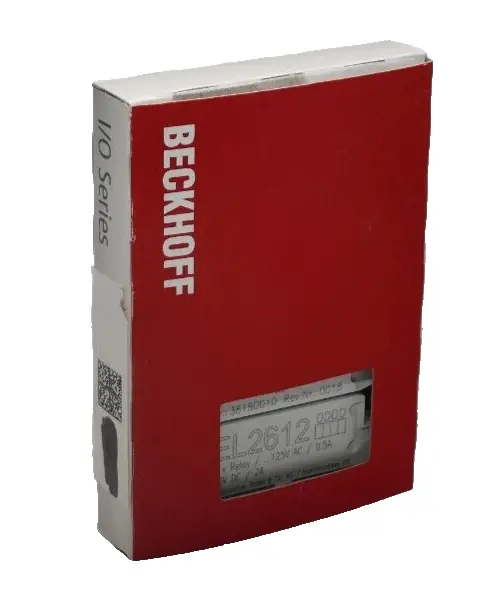 Produktfoto 1 von Beckhoff EtherCAT-Klemme, 2-Kanal-Relais-Ausgang | EL2612
