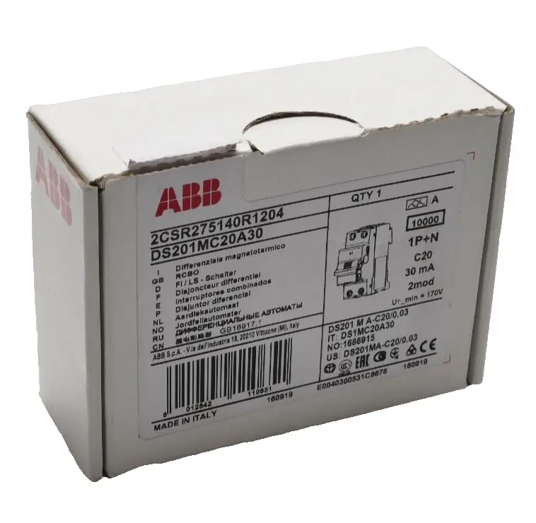 Produktfoto 1 von ABB FI/LS-Schalter DS201MC20A30 | 2CSR275140R1204