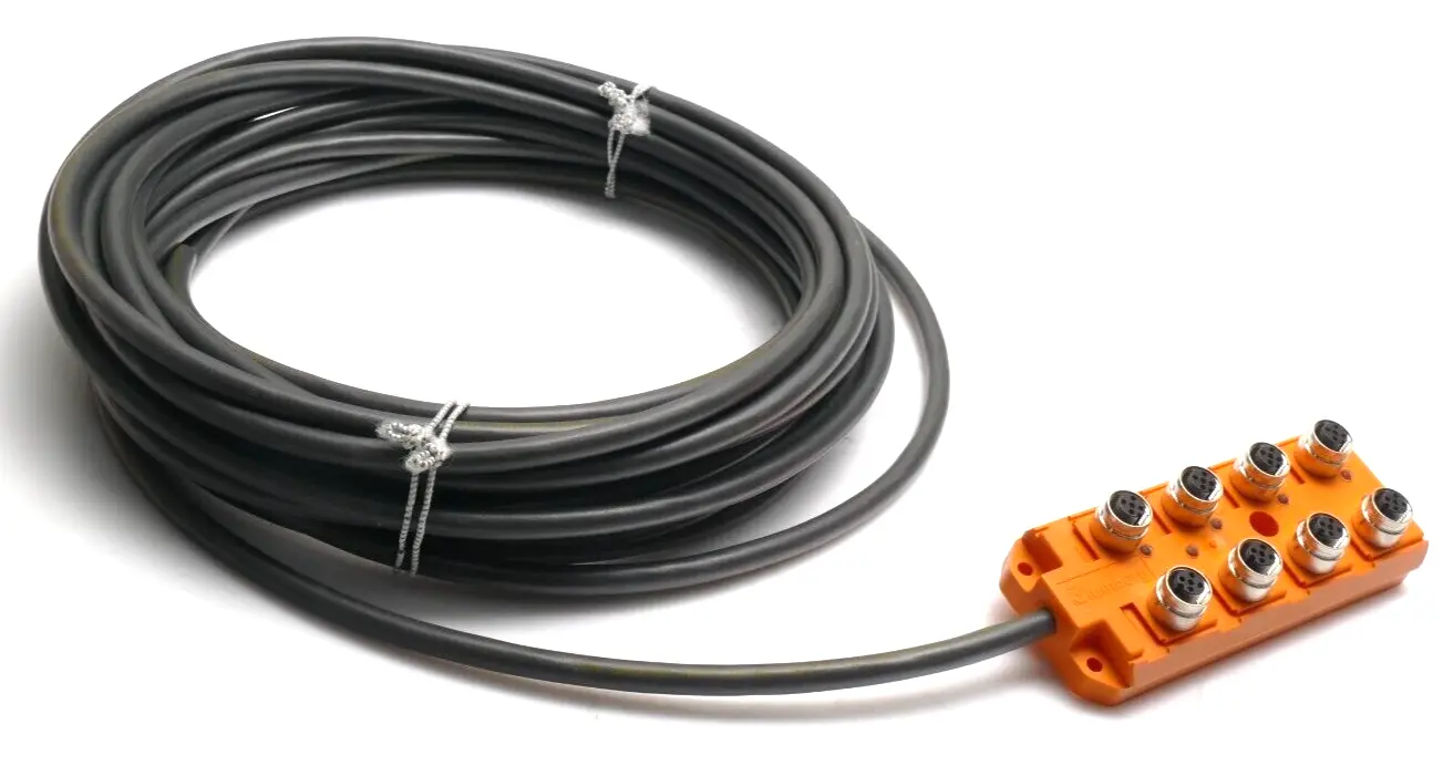 Produktfoto 1 von Lumberg Aktor-Sensor-Box 10m | ASB 8/LED 5-4-33/1/10M