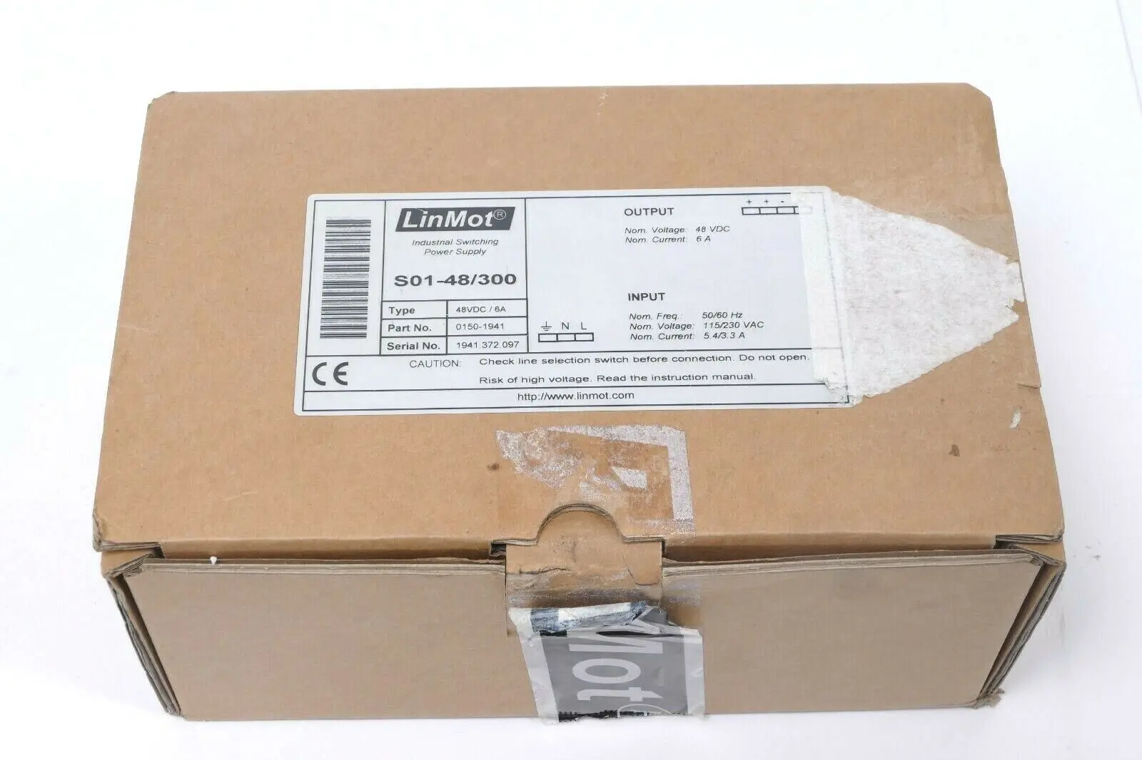 Produktfoto 1 von LinMot 48VDC 6A Power Supply S01-48/300 | 0150-1941