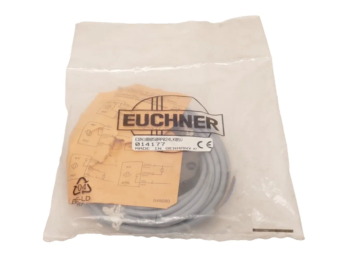 Produktfoto 1 von Euchner Näherungsschalter ESN10B050AP024LK05V | 014177