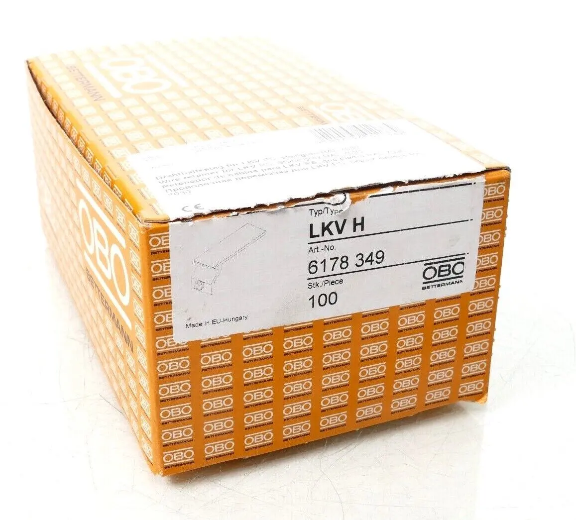 Produktfoto 1 von 100x OBO Bettermann LKV H Drahthalter | 6178349