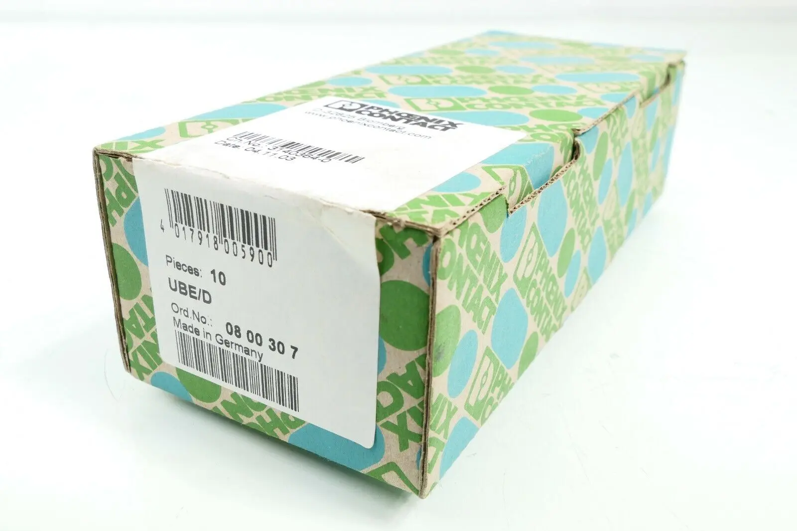 Produktfoto 1 von 10x Phoenix Contact Schildchenträger 08 00 30 7 | UBE/D | 0800307