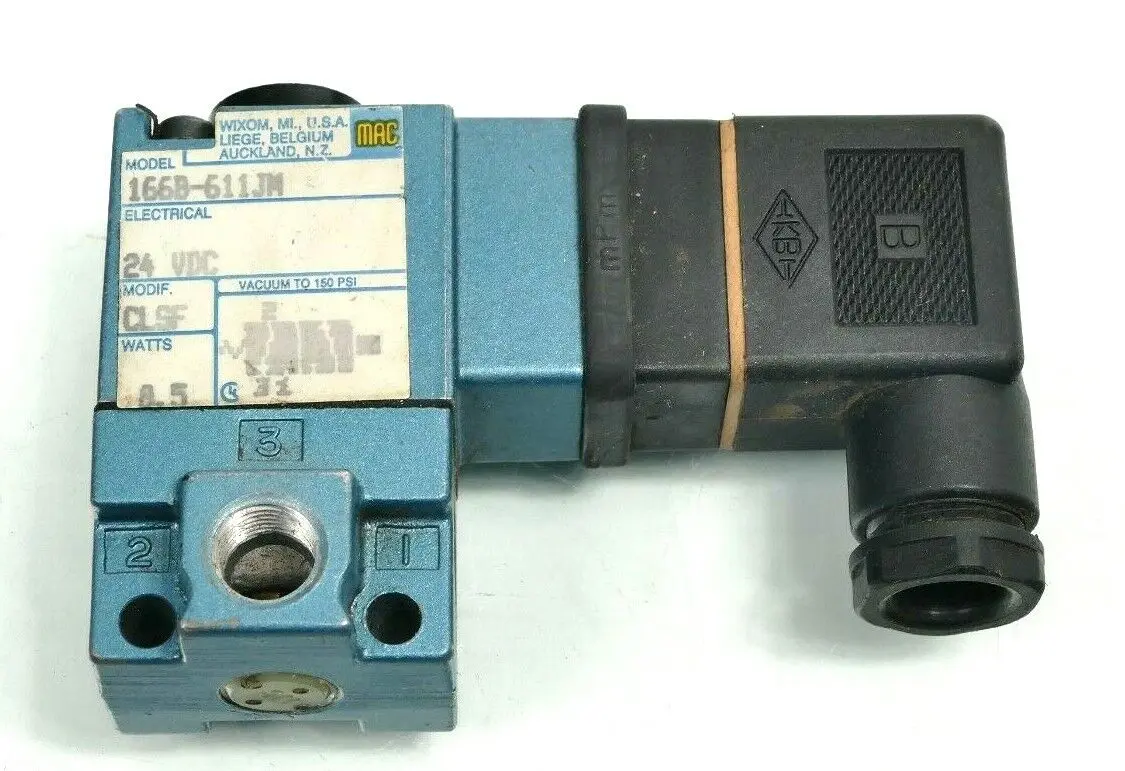 MAC VALVES Magnetventil 166B-611JM