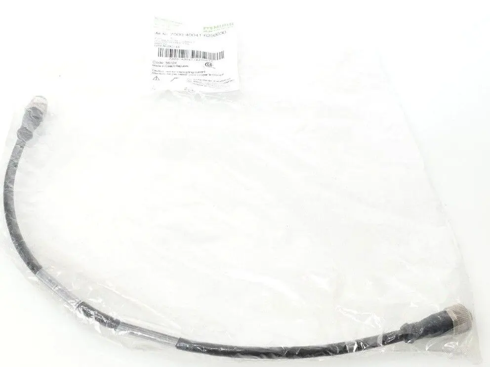 Produktfoto 1 von Murr Elektronik EOL M12 St. 0° / M12 Bu. 0° Kabel 0,3m | 7000-40041-6250030