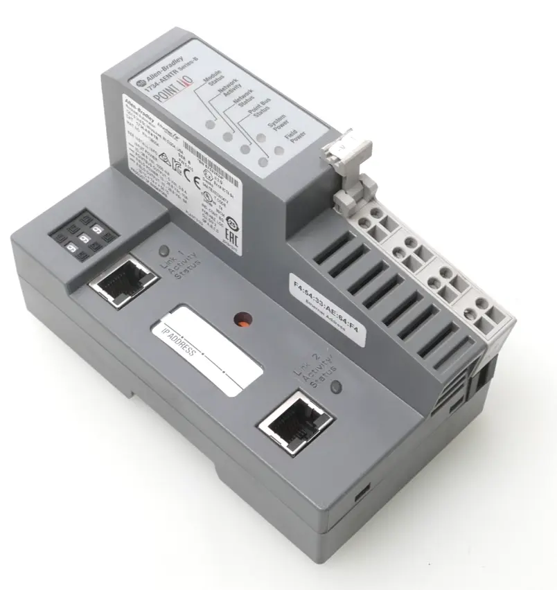 Produktfoto 1 von Allen-Bradley Point I/O Dual Port Network Adapter | Ser. B FW:5.015 | 1734-AENTR