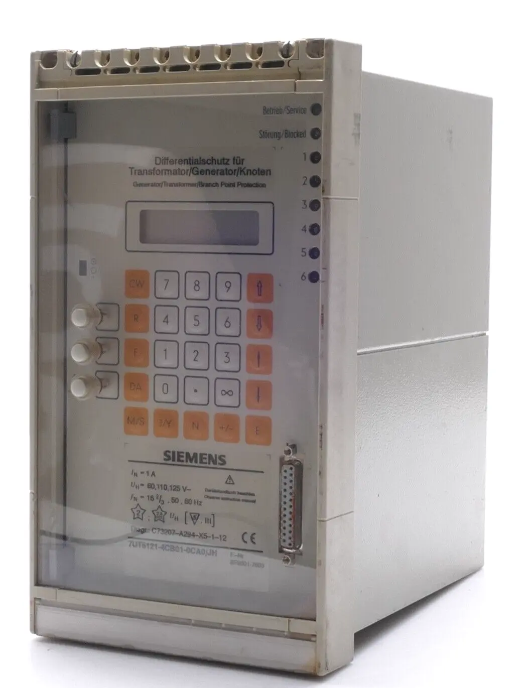 Produktfoto 1 von Siemens Differentialschutz 7UT5 121-4CB01-0CA0/JH | 7UT5121-4CB01-0CA0/JH