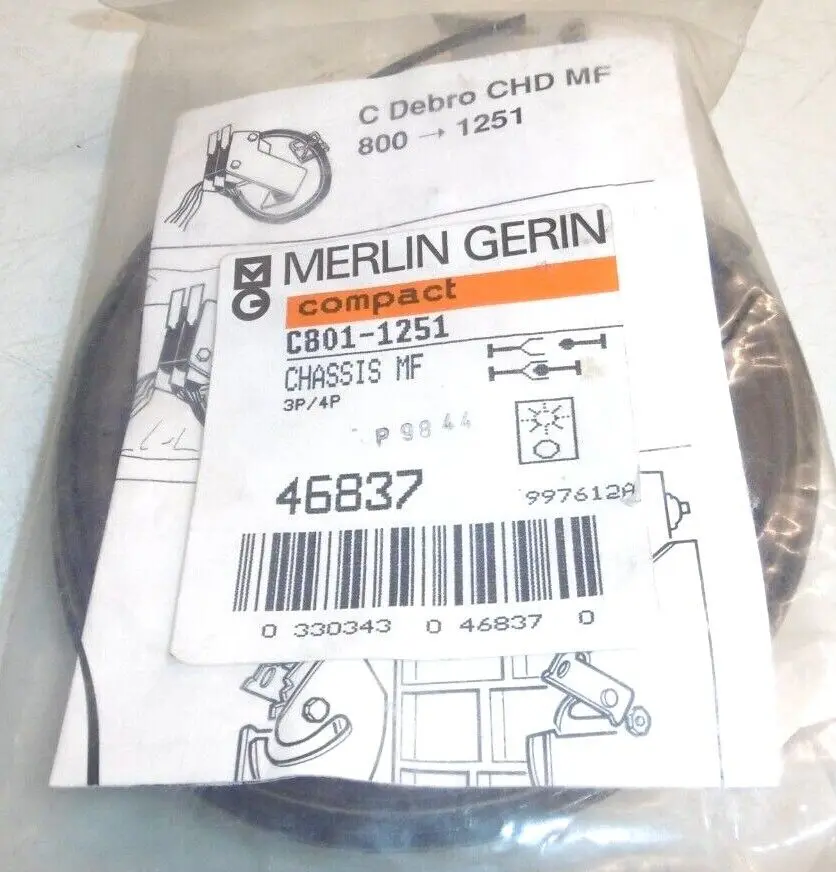 Produktfoto 1 von Merlin Gerin compact C801-1251 CHASSIS MF 3P/4P | 46837